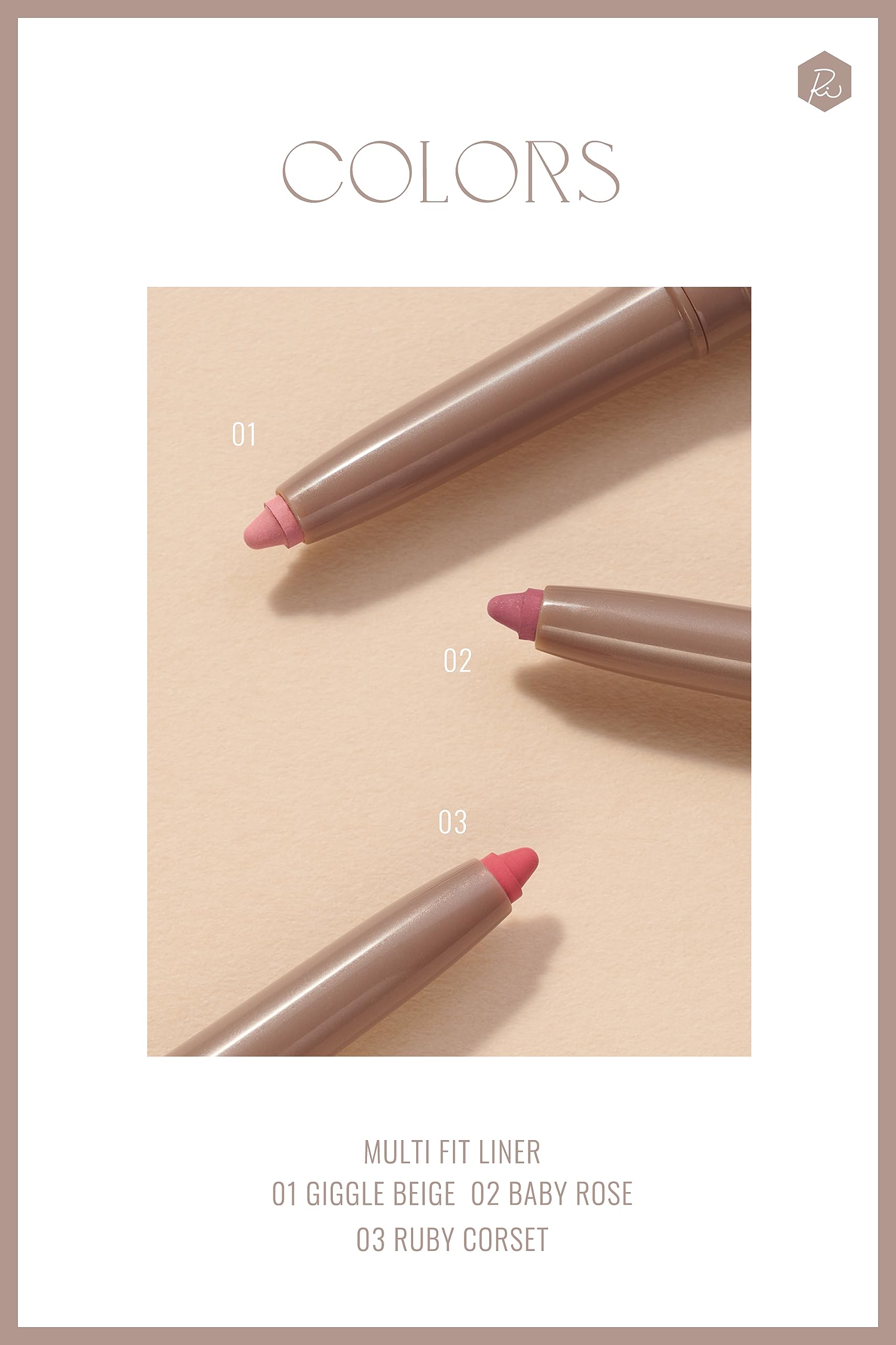 Ririmew Multi-Fit Liner 01 Giggle Beige