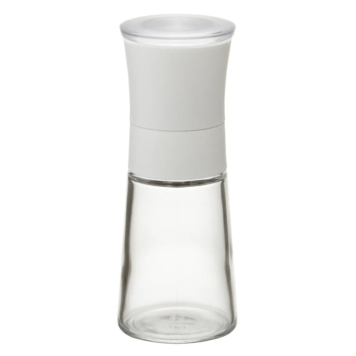 Risu Stavia Luxe Soda Glass Pepper & Salt Mill White - Small