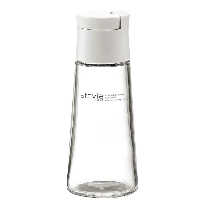 Risu Stavia Luxe Soda Glass Salt & Pepper Shaker 140ml - White