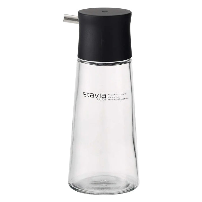 Risu Stavia Luxe 玻璃醬油調味瓶 140ml - 黑色
