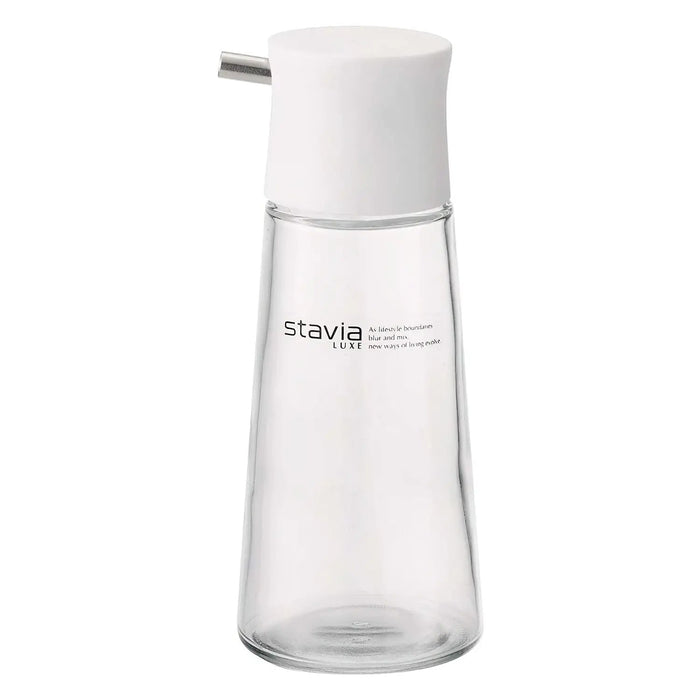 Risu Stavia Luxe 玻璃醬油調味瓶 140ml - 白色
