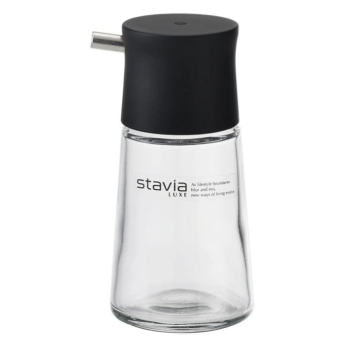 Risu Stavia Luxe Soda Glass Soy Sauce Cruet 80ml - Black