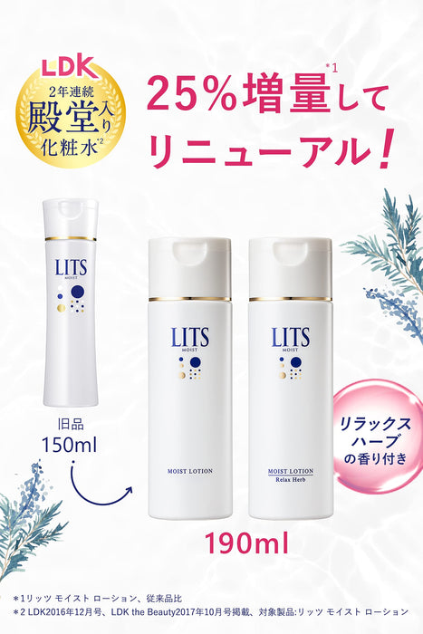 Lits Moist Lotion 190ml - Japanese Moisturizing Lotion - Collagen Lotion Brands