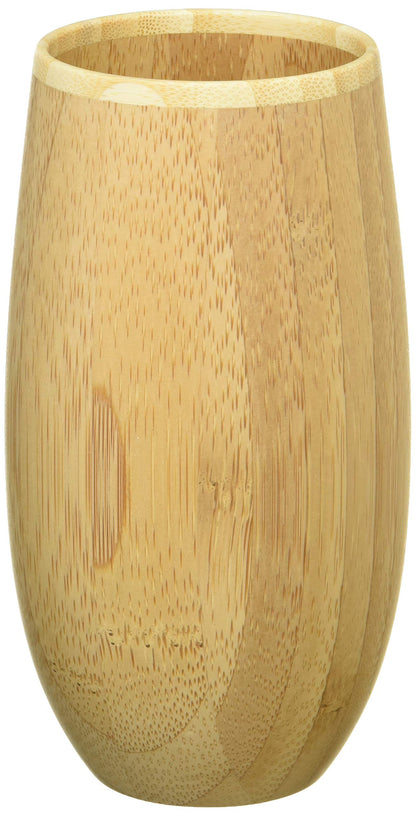 Riveret 330Ml Bamboo Cocoon Tumbler Dishwasher Safe Brown Rv-120B - Made In Japan