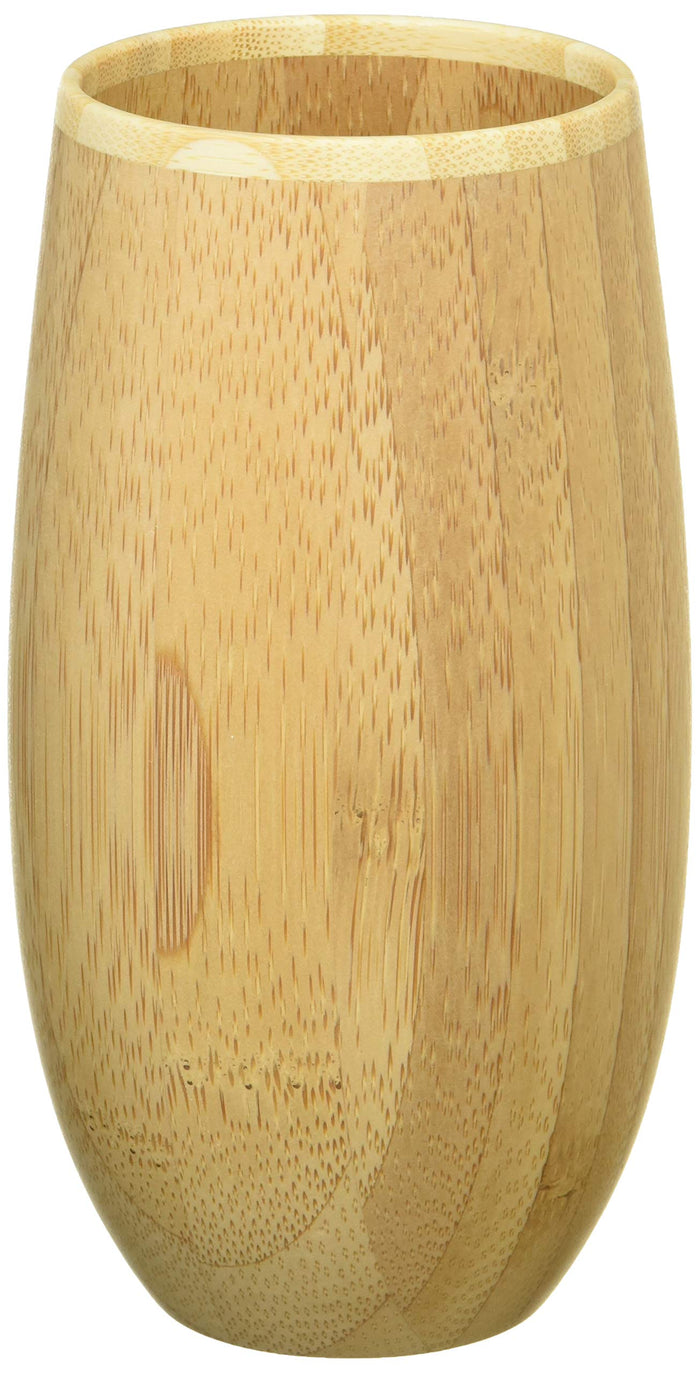 Riveret 330Ml Bamboo Cocoon Tumbler Dishwasher Safe Brown Rv-120B - Made In Japan
