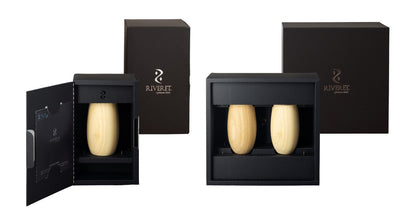 Riveret 330Ml Bamboo Cocoon Tumbler Dishwasher Safe Brown Rv-120B - Made In Japan