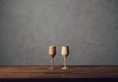 Riveret Japan 180Ml Vessel Cocktail Glass Sherry Bamboo Dishwasher Safe Rv-112W White