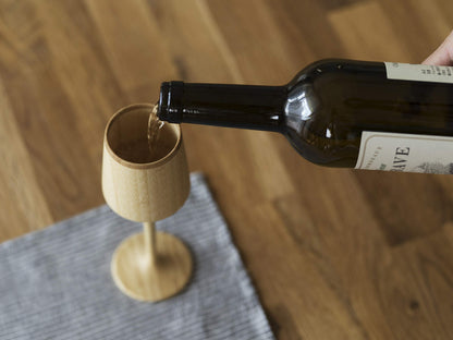 Riveret Japan 180Ml Vessel Cocktail Glass Sherry Bamboo Dishwasher Safe Rv-112W White