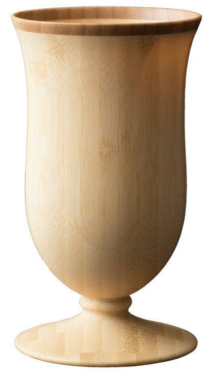 Riveret Japan Vessel Glass Campanula 250Ml Bamboo Dishwasher Safe White Rv-109W
