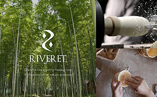 Riveret Japan 380Ml Bamboo Wine Glass Dishwasher Safe Brown Rv-118B