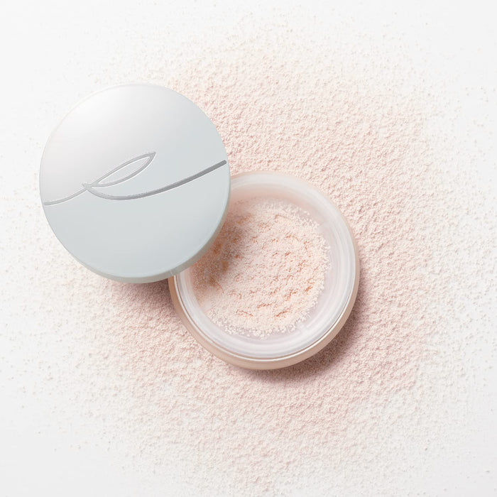 Rmk Airy Touch Colorless Finishing Powder 01 with Puff Natural Finish Loose Face Powder