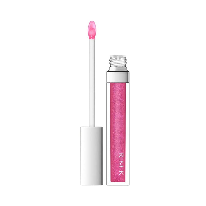 RMK Lip Jelly Gloss 12 Glimmer Pink - Transparent Lipstick and Lip Plumper 12g