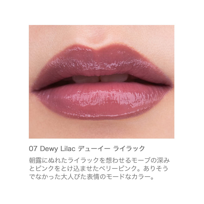 Rmk Liquid Lip Color 07 Dewy Lilac - Lipstick Rouge Lip Gloss with Hyaluronic Acid Moisturizing