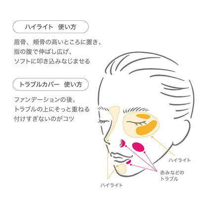 Rmk Luminous Pen Brush Concealer 02 1.7G - Pink Coral Highlight Foundation