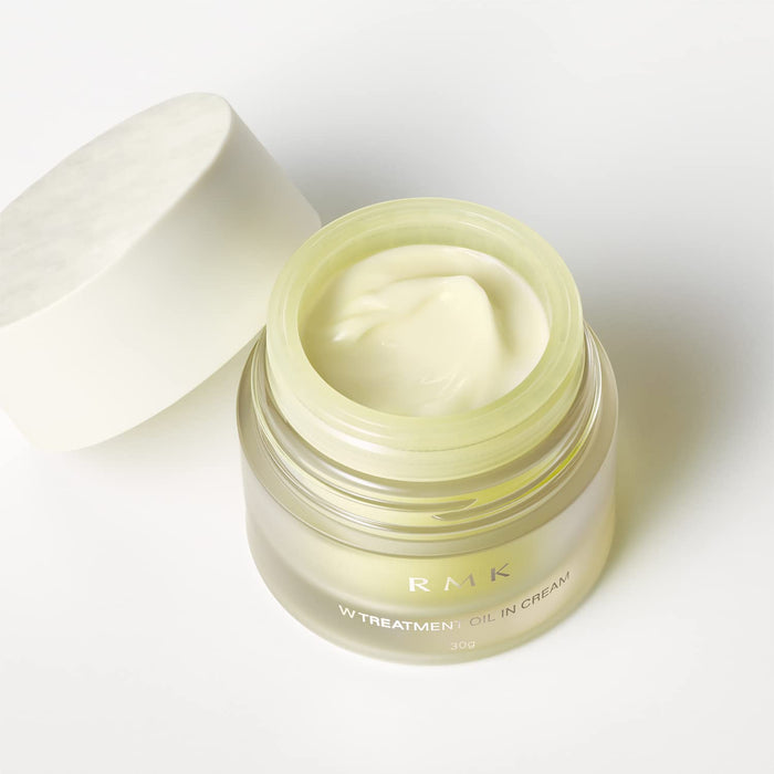 Rmk W Treatment Oil-in-Cream Refill 30g - Night Moisturizer for Face Skin Care