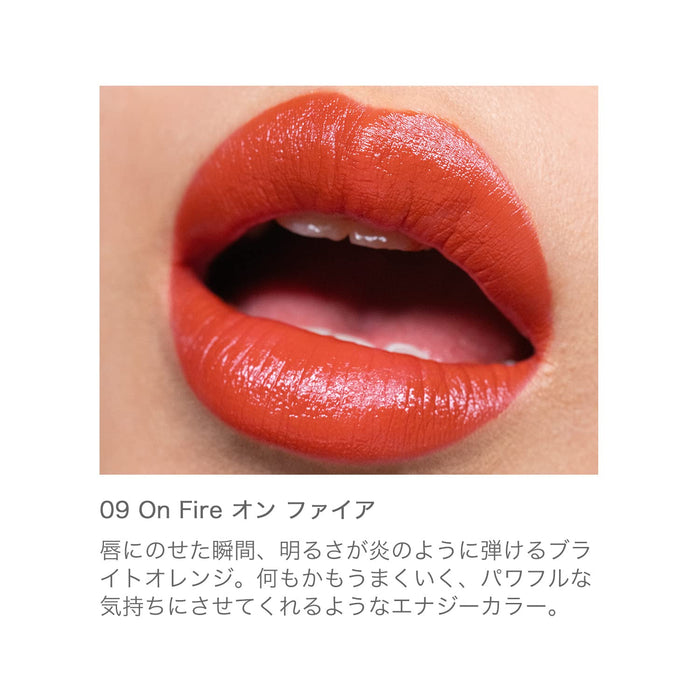Rmk The Lip Color 09 On Fire - High Glossy Moisture Vivid Lipstick