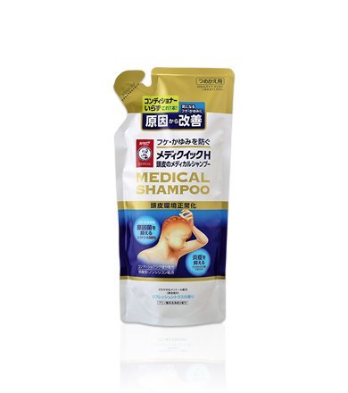 Rhoto Sayaku Medi Quick H Scalp Medical Shampoo Replacement 280Ml X 24 Piece Set Japan