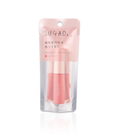 Rohto Sugao Sheer Lip Tint Coral Red 4.7ml - Rohto Color Lip Tint Made In Japan