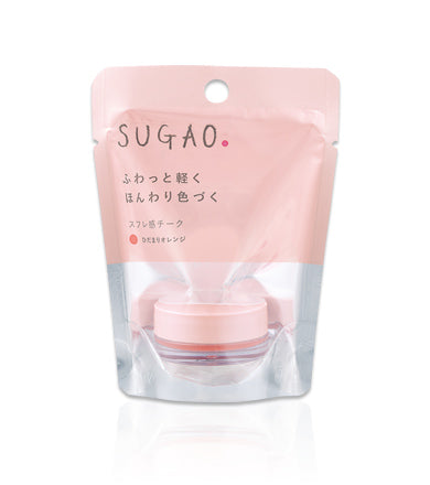 Rohto Sugao Souffle Blush Sunny Spot Orange Alcohol-Free Unscented 4.8g Japan With Love
