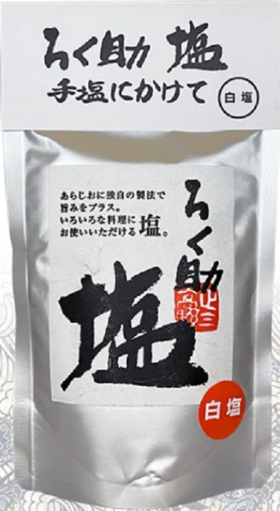 Rokusuke Salt White 150G - 日本の塩調味料