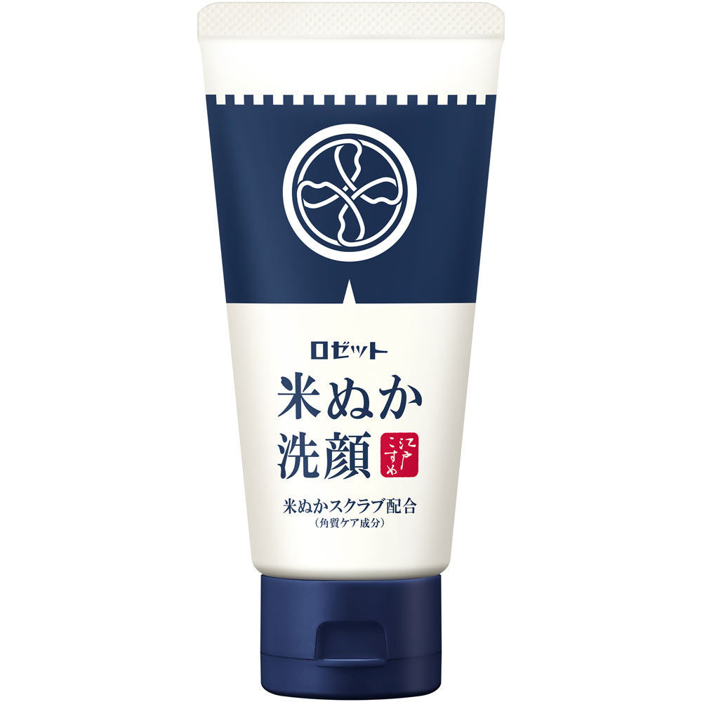 Rosette Edo Kosume Rice Bran Face Wash (120g) - Japanese Rice Bran Face Wash