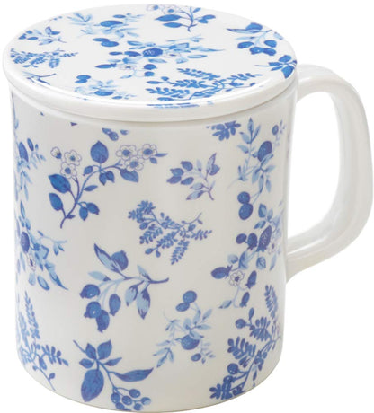 Royal Arden Melamine Kitchen Mug W/ Lid 350Ml Strawberry Pattern Japan