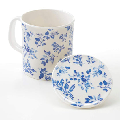 Royal Arden Melamine Kitchen Mug W/ Lid 350Ml Strawberry Pattern Japan