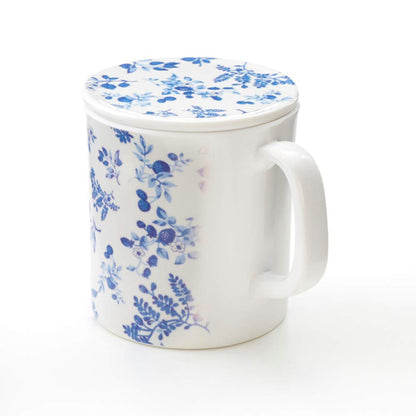 Royal Arden Melamine Kitchen Mug W/ Lid 350Ml Strawberry Pattern Japan