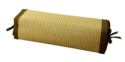 Ikehiko Corp Japan Rush Square Pillow 40X15Cm Filling Rush Chip #3625859