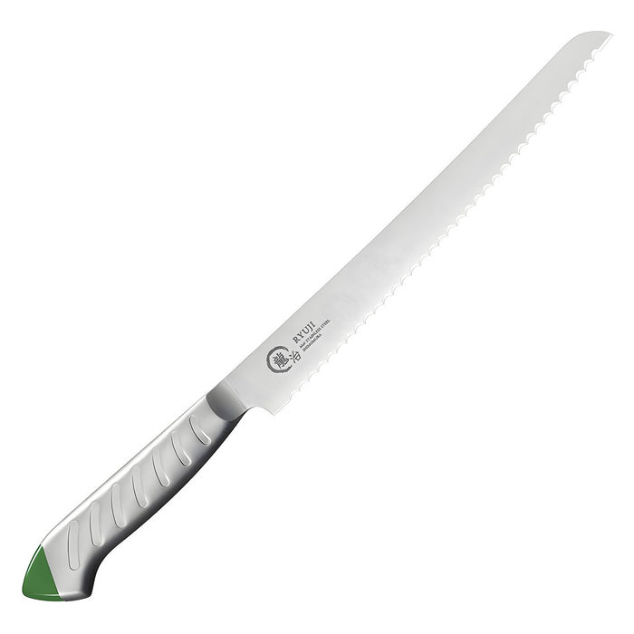 Ryuji Molybdenum Steel Bread Knife Green