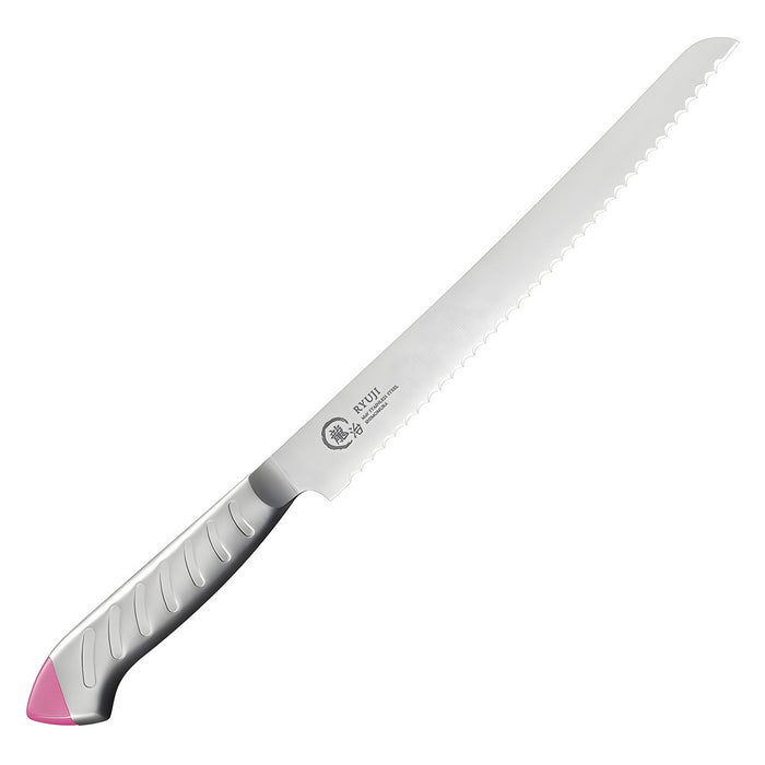 Ryuji Molybdenum Steel Bread Knife Pink