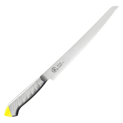 Ryuji Molybdenum Steel Bread Knife Yellow
