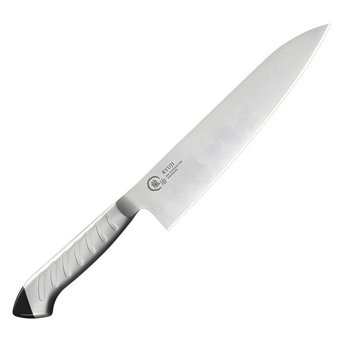 Ryuji Molybdenum Steel Gyuto Knife 18cm - Black