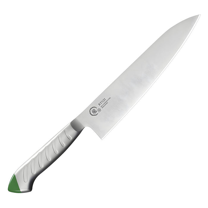 Ryuji Molybdenum Steel Gyuto Knife 18cm - Green