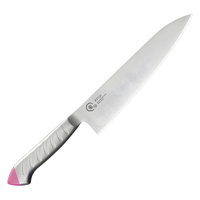 Ryuji Molybdenum Steel Gyuto Knife 18cm - Pink