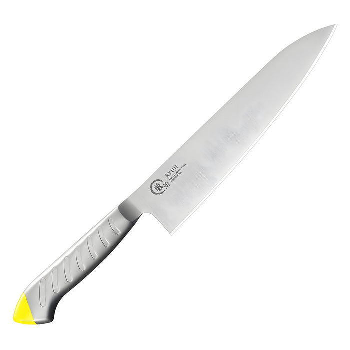 Ryuji Molybdenum Steel Gyuto Knife 18cm - Yellow