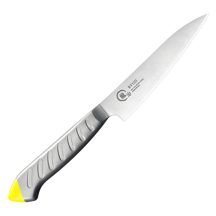 Ryuji Molybdenum Steel Petty Knife 12.5cm - Yellow