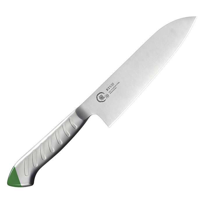 Ryuji Molybdenum Steel Santoku Knife Green