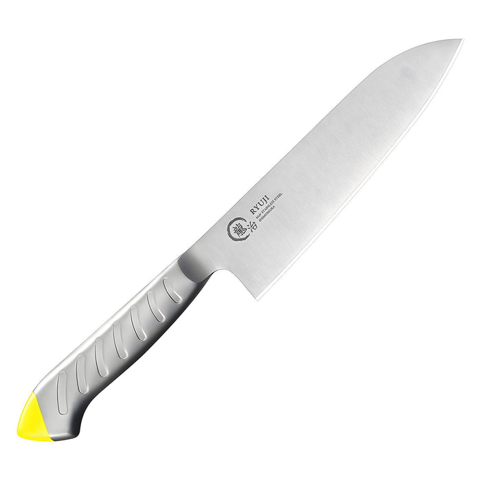 Ryuji Molybdenum Steel Santoku Knife Yellow