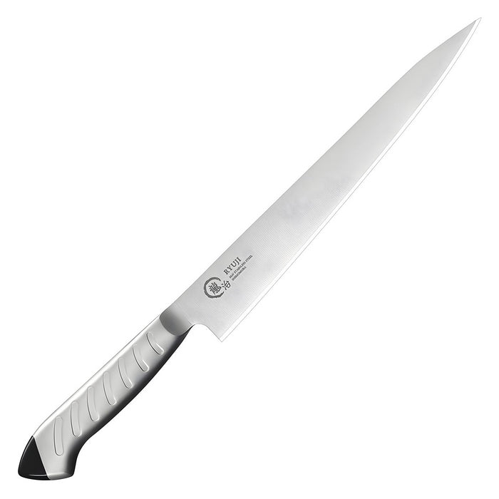 Ryuji Molybdenum Steel Sujihiki Knife 24cm - Black