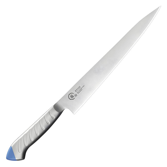 Ryuji Molybdenum Steel Sujihiki Knife 24cm - Blue