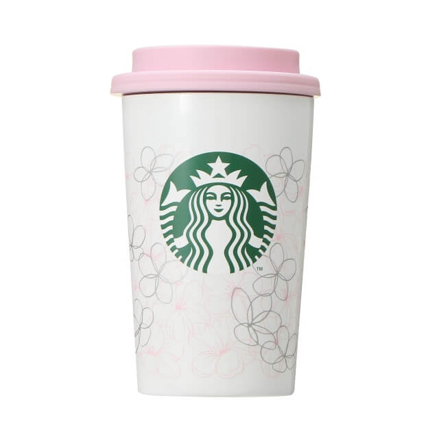SAKURA2022 Stainless TOGO Cup Tumbler Line Art 355ml - Japanese Starbucks