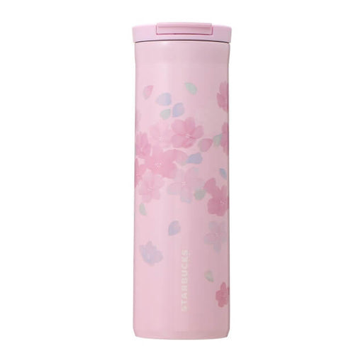 SAKURA2022 stainless steel bottle pink 473ml - Japanese Starbucks