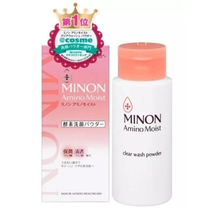 Daiichi Sankyo Minon Amino Moist Clear Wash Powder 35g - 日本制造的卸妆粉