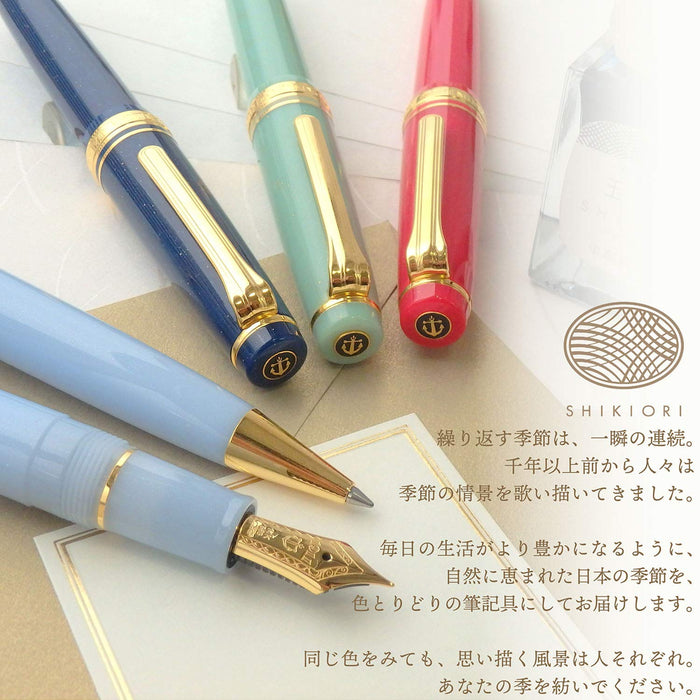 Sailor Japan Fountain Pen Four Seasons Ori Otogibanashi Orihime 11-1227-302 Medium Fine