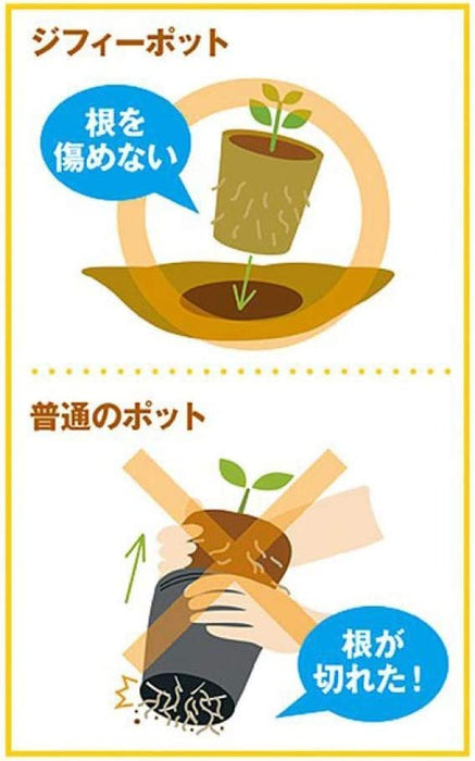 Sakata Seeds Eco Pot Plant As Is Jiffy Strip 8Cm 6/4Pcs Home Garden Gardening Supplies Japan