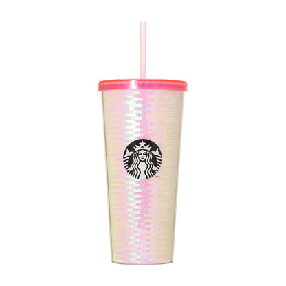 Sakura2024 Cold Cup Tumbler Sequin 651ml - Starbucks Coffee Japan