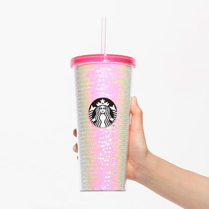 Sakura2024 Cold Cup Tumbler Sequin 651ml - Starbucks Coffee Japan