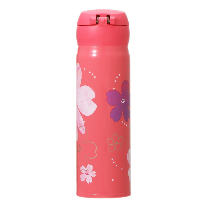 Sakura2024 Handy Stainless Bottle 500ML - Vivid Pink | Starbucks Coffee Japan