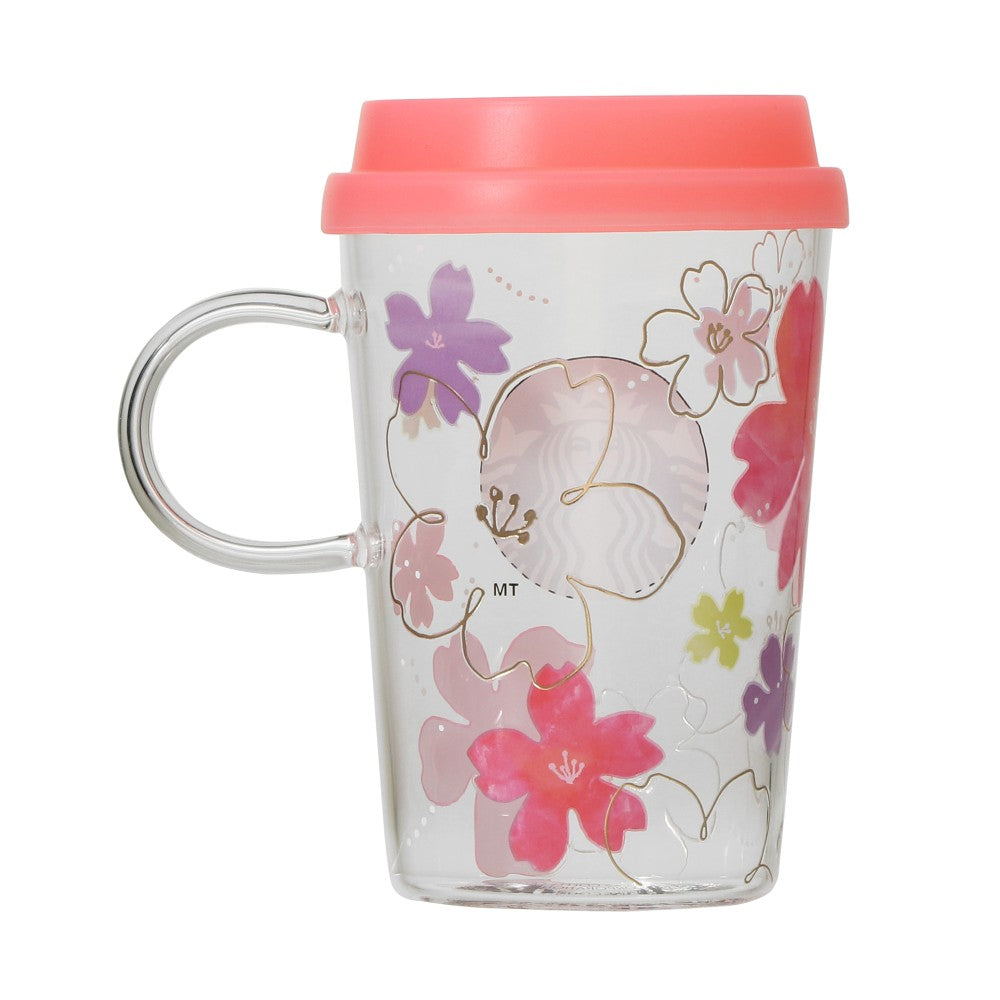 Sakura2024 Heat-Resistant Glass Mug 355Ml - Starbucks Coffee